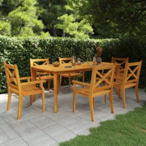 Záhradný stôl 200x100x75 cm masívne akáciové drevo