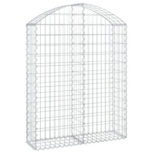 Oblúkový gabionový kôš 100x30x120/140cm pozinkované železo - Image 2