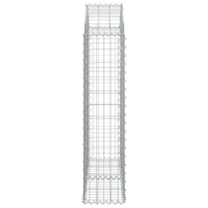 Oblúkový gabionový kôš 100x30x120/140cm pozinkované železo - Image 4