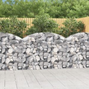 Oblúkový gabionový kôš 150x30x100/120 cm pozinkované železo
