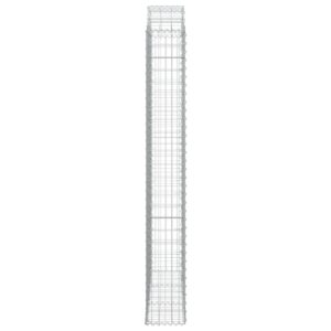 Oblúkový gabionový kôš 150x30x220/240 cm pozinkované železo - Image 4