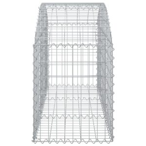 Oblúkový gabionový kôš 150x50x60/80 cm pozinkované železo - Image 4