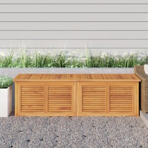 Záhradný úložný box s vreckom 175x50x53 cm masívny teak