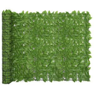 Balkónová markíza so zelenými listami 300x150 cm