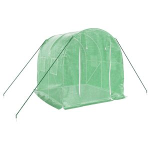 Fóliovník s oceľovým rámom zelený 4 m² 2x2x2 m - Image 3
