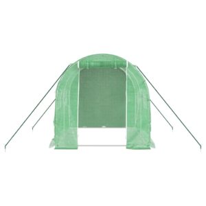Fóliovník s oceľovým rámom zelený 4 m² 2x2x2 m - Image 4