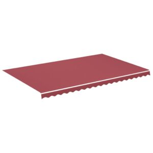 Náhradná látka na markízu burgundská červená 5x3 m - Image 2