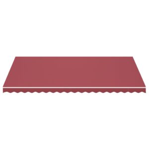 Náhradná látka na markízu burgundská červená 5x3 m - Image 3