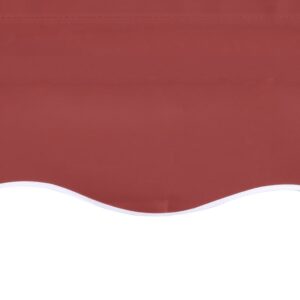 Náhradná látka na markízu burgundská červená 5x3 m - Image 5