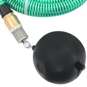 Odsávacia hadica s mosadznými spojkami, zelená 1,1" 5 m, PVC - Image 6