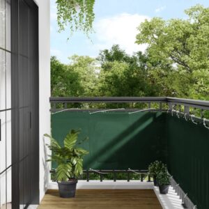 Balkónová zástena tmavozelená 75x800 cm 100 % polyester oxford