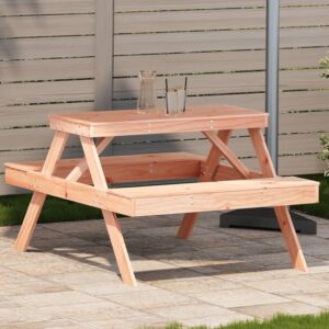Piknikový stôl 105x134x75 cm masívne drevo Douglas
