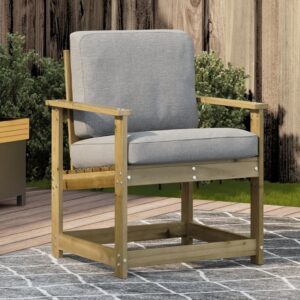 Záhradná stolička 62x55x77 cm impregnovaná borovica