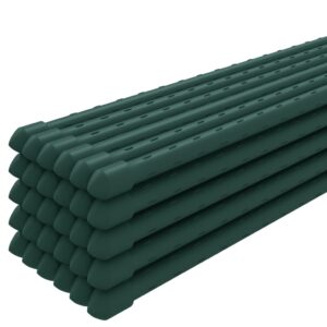 Záhradné kolíky 30 ks zelené 150 cm oceľ - Image 3
