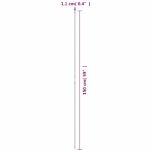 Záhradné kolíky 30 ks zelené 150 cm oceľ - Image 5