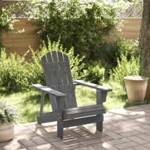 Kreslo adirondack sivé 69x85x90