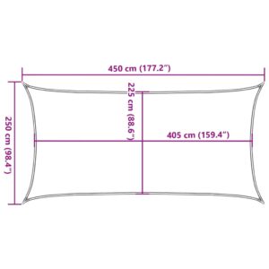 Tieniaca plachta 160 g/m² béžová 2,5x4,5 m HDPE - Image 10