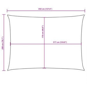 Tieniaca plachta oxfordská látka obdĺžniková 2x3,5m béžová - Image 10