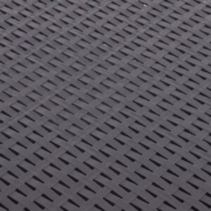Príručný stolík, farba mokka 54x54x36,5 cm, plast - Image 5