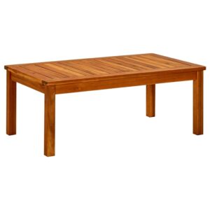 Záhradný konferenčný stolík 90x50x36 cm akáciový masív
