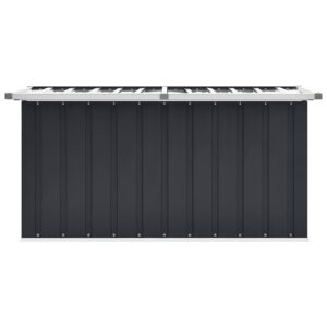 Záhradný úložný box antracitový 129x67x65 cm - Image 3
