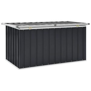 Záhradný úložný box antracitový 129x67x65 cm - Image 5