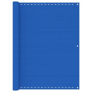 Balkónová markíza modrá 120x500 cm HDPE