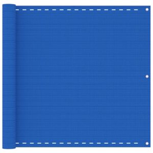 Balkónová markíza modrá 90x600 cm HDPE