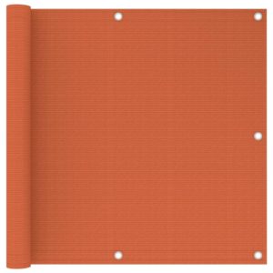 Balkónová markíza oranžová 90x500 cm HDPE