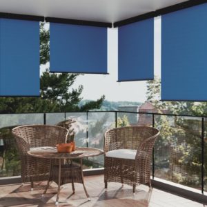 Bočná markíza na balkón 140x250 cm modrá