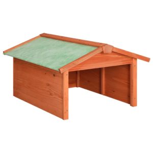 Garáž na robotickú kosačku 72x87x50 cm jedľový masív - Image 2