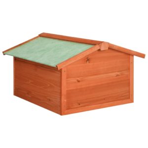 Garáž na robotickú kosačku 72x87x50 cm jedľový masív - Image 6