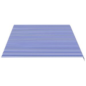 Náhradná látka na markízu modro-biela 5x3,5 m - Image 4