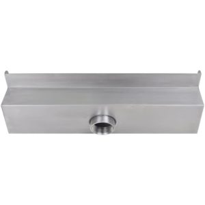 Obdĺžniková bazénová fontána/vodopád s LED, nehrdzavejúca oceľ 45 cm - Image 6