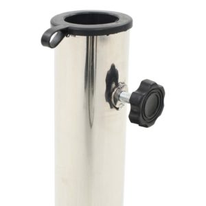 Stojan na slnečník granitový 20 kg okrúhly čierny - Image 2