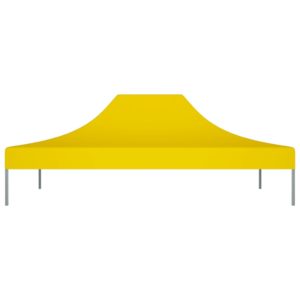 Strecha na párty stan 4x3 m, žltá 270 g/m² - Image 3