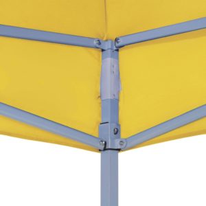 Strecha na párty stan 4x3 m, žltá 270 g/m² - Image 5