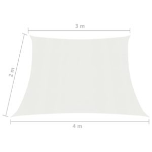 Tieniaca plachta 160 g/m² biela 3/4x2 m HDPE - Image 7