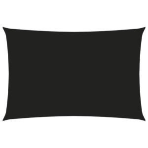 Tieniaca plachta oxfordská látka obdĺžniková 2x4 m čierna