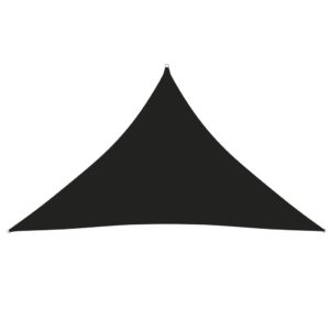 Tieniaca plachta oxfordská látka trojuholníková 5x5x6 m čierna