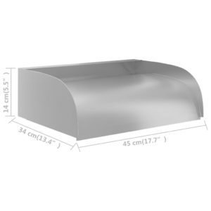 Vodopád 45x34x14 cm nehrdzavejúca oceľ 304 - Image 7