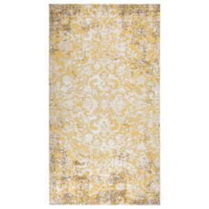 Vonkajší koberec hladké tkanie 115x170 cm žltý