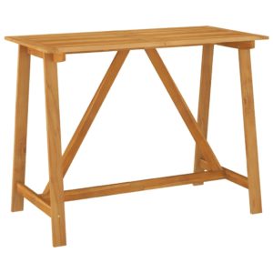 Záhradný barový stôl 140x70x104 cm akáciový masív