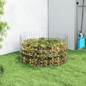 Záhradný kompostér Ø100x50 cm pozinkovaná oceľ